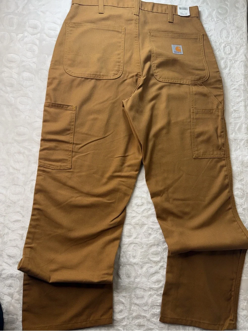 Carhartt Brown Chinos — Straight Fit Work Pants